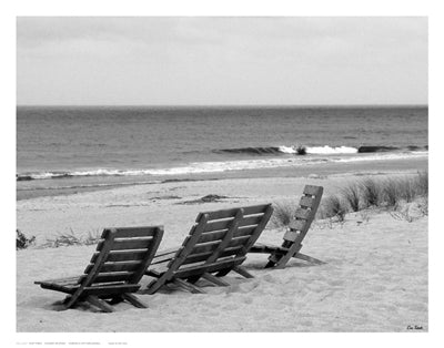 Seaside Seating by Eve Turek Wall Art Décor 11 x 14 Art Print