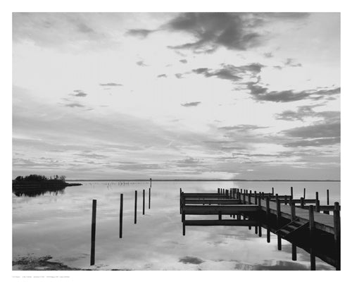 Sunset Pier by Eve Turek Wall Art Décor 11 1/2 x 14 1/2 Art Print