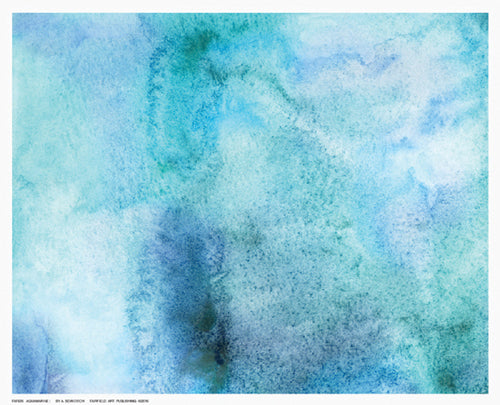 Aquamarine I by Anon Wall Art Décor 8 ½ x 10 ½ Art Print