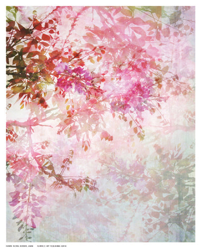 Floral Border by Anon Wall Art Décor 10 ½ x 8 ½ Art Print