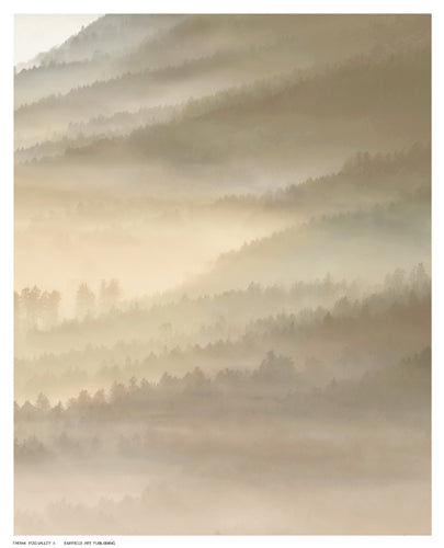 Fog Valley II by Herzog Wall Art Décor 10 ½ x 8 ½ Art Print
