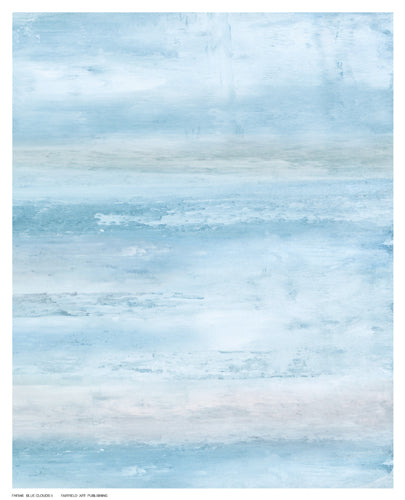 Blue Clouds II by C. Tice Wall Art Décor 10 ½ x 8 ½ Art Print