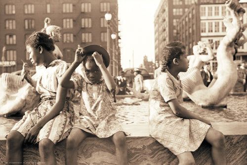 Hot Summer in the City, 1940 by John Vachon Wall Art Décor 12 x 18 Art Print