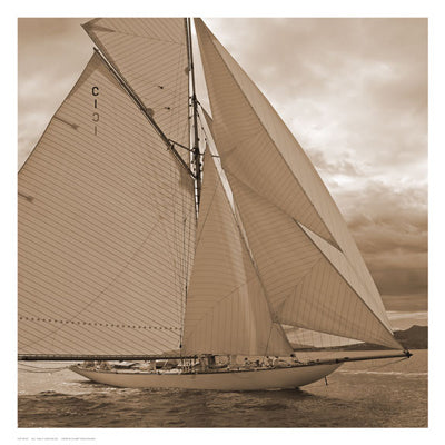 All Sails Unfurled by Anon Wall Art Décor 13 x 13 Art Print