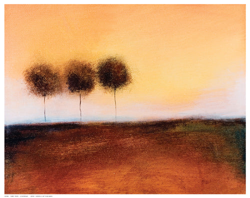Three Trees by V. Giordano Wall Art Décor 11 ½ x 14 ½ Art Print