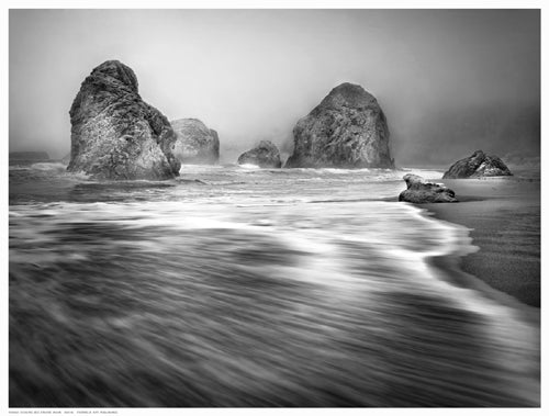 Coastal Sea Stacks by Anon Wall Art Décor 12 ½ x 16 ½ Art Print