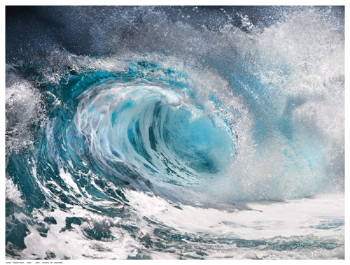 Thunder Wave by Anon Wall Art Décor 12 ½ x 16 ½ Art Print