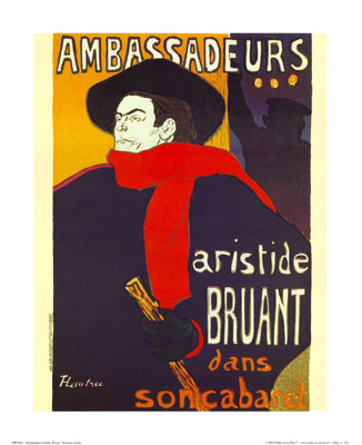 Ambassadeurs by Henri de Toulouse-Lautrec Wall Art Décor 20 x 16 Art Print