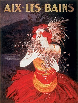 Aix-Les-Bains by Leonetto Cappiello Wall Art Décor 32 x 24 Art Print