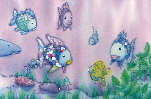 The Rainbow Fish by Marcus Pfister Wall Art Décor 45 x 69 Art Print