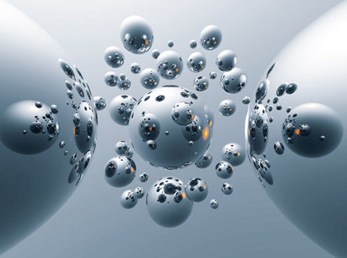 Silver Satellites by Trevor Scobie Wall Art Décor 23 1/2 x 31 1/2 Art Print