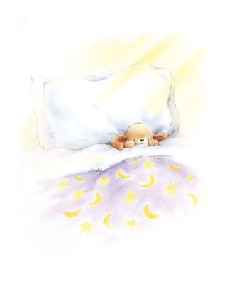 Sweet Dreams IV by Makiko Wall Art Décor 15 3/4 x 19 3/4 Art Print