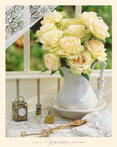 Rosegold Glasses by Harvey Edwards Wall Art Décor 19 3/4 x 15 3/4 Art Print