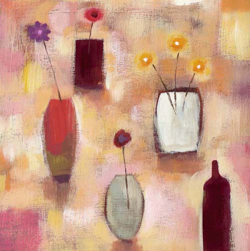 Floral Arrangement I by Sharon Williams Wall Art Décor 19 3/4 x 19 3/4 Art Print