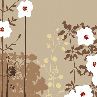 Falling Blossoms II by Louise Anglicas - Floral Wall Art Print | Shop Now