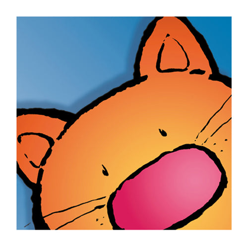 Cat by Jean Paul Wall Art Décor 11 3/4 x 11 3/4 Art Print