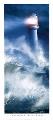 The Lighthouse by Steve Bloom Wall Art Décor 39 1/2 x 19 3/4 Art Print