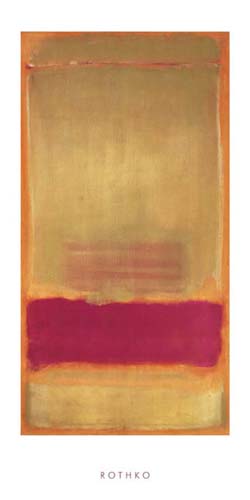 Untitled, 1949 by Mark Rothko Wall Art Décor 39 1/2 x 19 3/4 Art Print