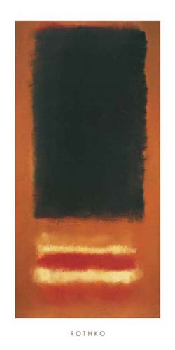 Untitled, 1950 by Mark Rothko Wall Art Décor 39 1/2 x 19 3/4 Art Print