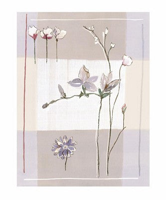 Impression Florale II by Stephanie Flateau - Botanical Art Print for Modern Home Decor