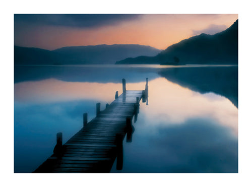 Early Morning Mist by Jonathan Horrocks Art Print - Serene Landscape Wall Decor 23.5 x __ inches