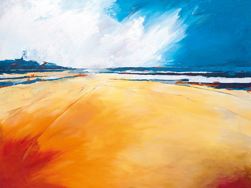 Glyns Beach Art Print by Candice Tait - Coastal Wall Decor 23x23 inches