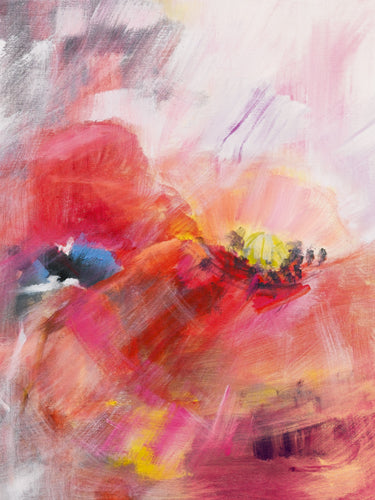 Coquelicots II by Genevieve Dolle Wall Art Décor 31 1/2 x 23 1/2 Art Print