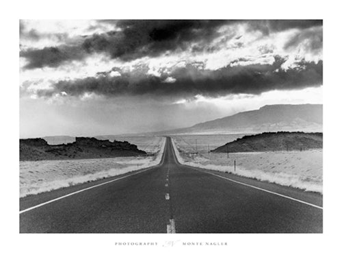 Highway 33, Shiprock, New Mexico by Monte Nagler - Fine Art Print for Southwestern Home Decor