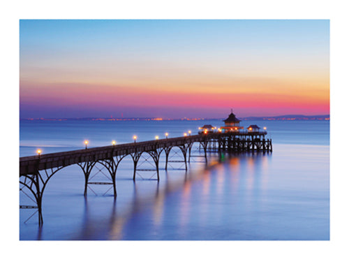 Clevedon Pier, Bristol Channel, England by Craig Joiner - Wall Art Print 23.5 x 35.5 Inch