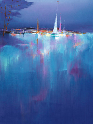 Marina Azzurra Art Print by Aldo Gerosa - Vibrant Coastal Wall Décor