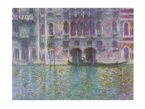 Palazzo de Mula, Venezia by Claude Monet Wall Art Décor 23 1/2 x 31 1/2 Art Print