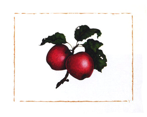 Jonalicious Apple by Morgan Kari Wall Art Décor 9 1/2 x 11 3/4 Art Print