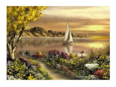 Onward by Alan Giana Wall Art Décor 9 1/2 x 11 3/4 Art Print