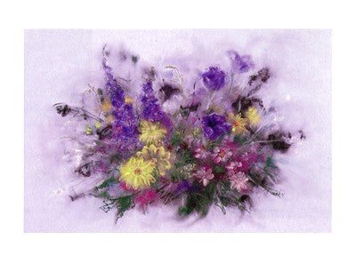 Blumenstrauss II by Mimi Selzner Wall Art Décor 9 ½ x 11 ¾ Art Print