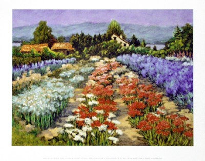 Fleurs a Couper by Nicole Clement Wall Art Décor 9 1/2 x 11 3/4 Art Print