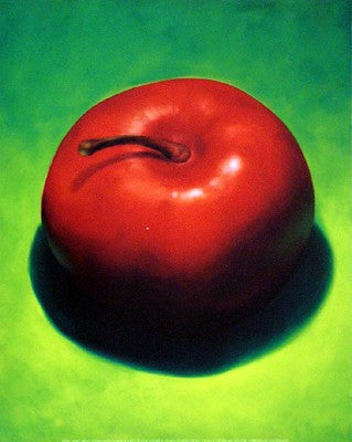 Apple by Justin Heath Wall Art Décor 11 3/4 x 9 1/2 Art Print