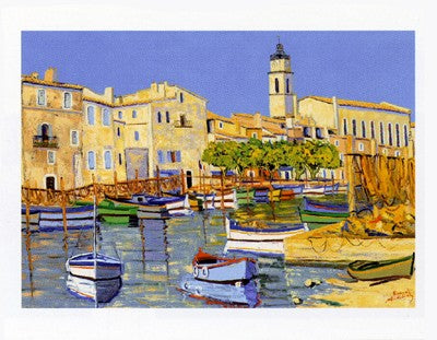 Martigues by Ernest Audibert Wall Art Décor 9 1/2 x 11 3/4 Art Print