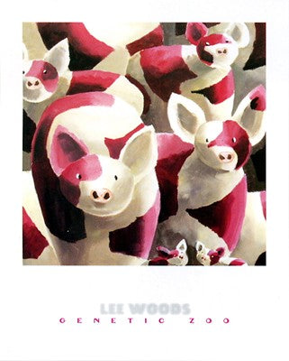 Genetic Zoo III by Lee Woods Wall Art Décor 11 3/4 x 9 1/2 Art Print