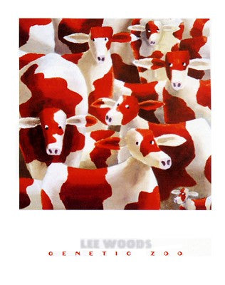 Genetic Zoo IV by Lee Woods Wall Art Décor 11 3/4 x 9 1/2 Art Print