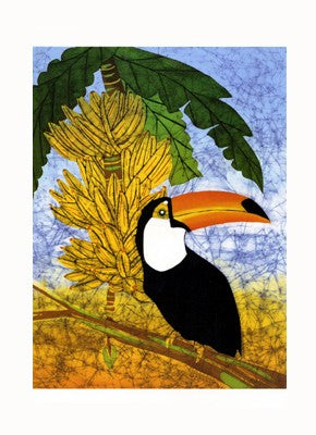Tucan in Tree by Pablo Mendes Wall Art Décor 11 3/4 x 9 1/2 Art Print