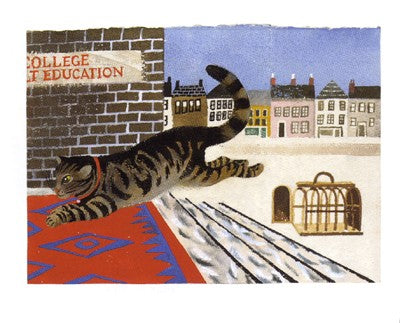 Motley Escapes by Mary Fedden Wall Art Décor 9 1/2 x 11 3/4 Art Print