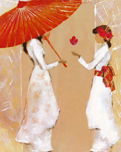Girls from Binh Dinh II by Mira Latour Wall Art Décor 11 3/4 x 9 1/2 Art Print
