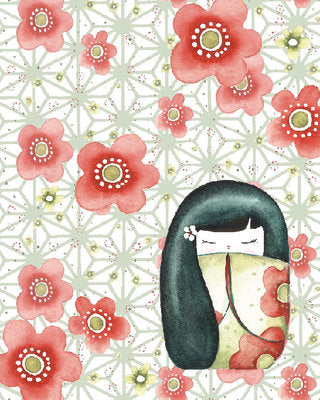 Hanako by Sam Bamford Wall Art Décor 11 3/4 x 9 1/2 Art Print