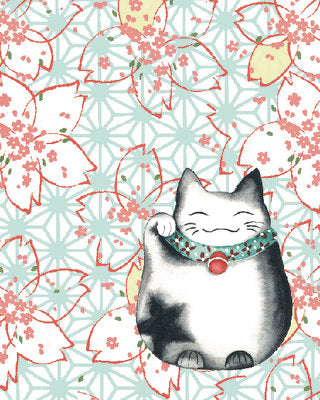 Neko by Sam Bamford Wall Art Décor 11 3/4 x 9 1/2 Art Print