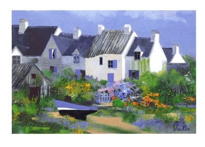 A l'Abri du Vent by Marc LeCoultre Wall Art Décor 19 3/4 x 27 1/2 Art Print
