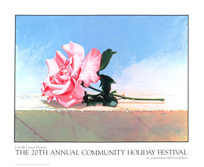 Andalucia Rose, 1990 by John Kelley Wall Art Décor 33 x 40 Art Print