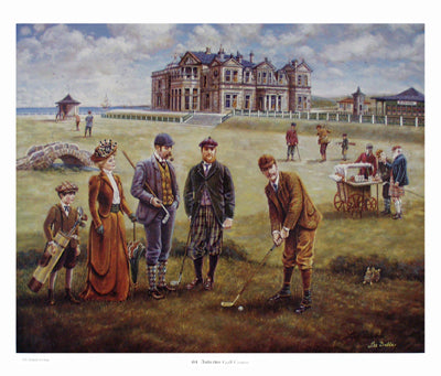 St. Andrews Golf Course by Lee Dubin Wall Art Décor 27 ½ x 32 3/8 Art Print