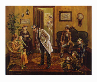 Doctor's Office by Lee Dubin Wall Art Décor 28 1/2 x 34 Art Print