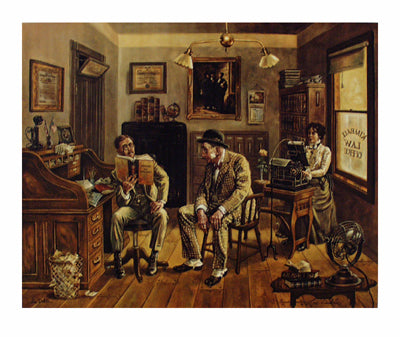 Assault and Battery by Lee Dubin Wall Art Décor 28 1/2 x 34 Art Print