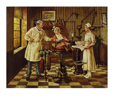 It Won't Hurt, Will It? by Lee Dubin Wall Art Décor 29 x 34 Art Print